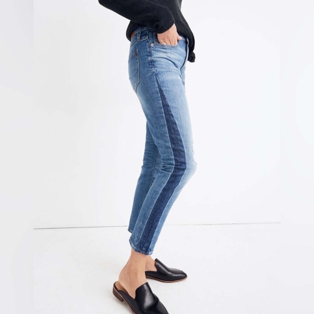 • Madewell • The High-Rise Slim Boyjean in Raebrook Wash: Eco Edition - Picture 2 of 12